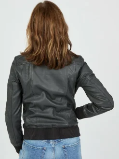 Damen JCC Jacken & Westen>Damen Lederjacke