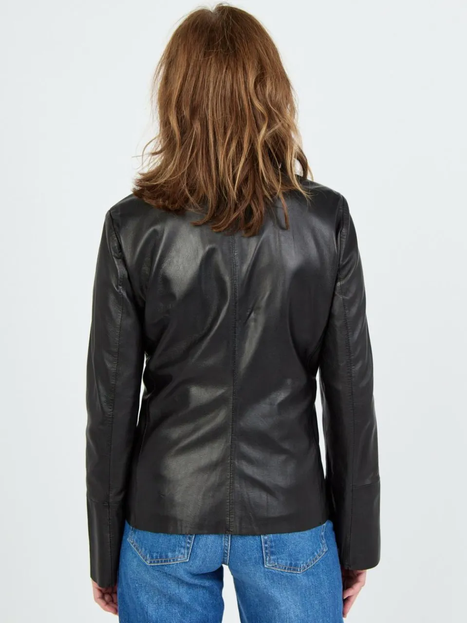 Damen JCC Jacken & Westen>Damen Lederjacke