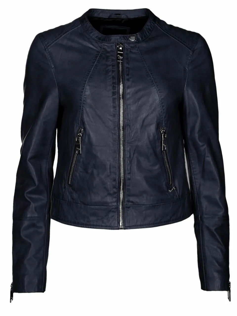 Maze Jacken & Westen<Damen Lederjacke blau uni