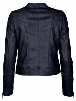 Maze Jacken & Westen<Damen Lederjacke blau uni