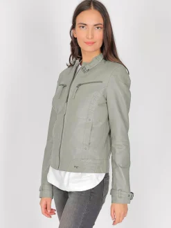 Damen Maze Jacken & Westen>Damen Lederjacke