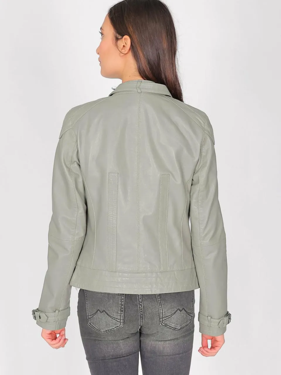 Damen Maze Jacken & Westen>Damen Lederjacke