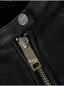 Maze Jacken & Westen<Damen Lederjacke schwarz uni