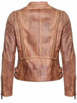 Damen JCC Jacken & Westen>Damen Lederjacke