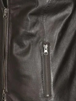 JCC Jacken & Westen<Damen Lederjacke braun uni