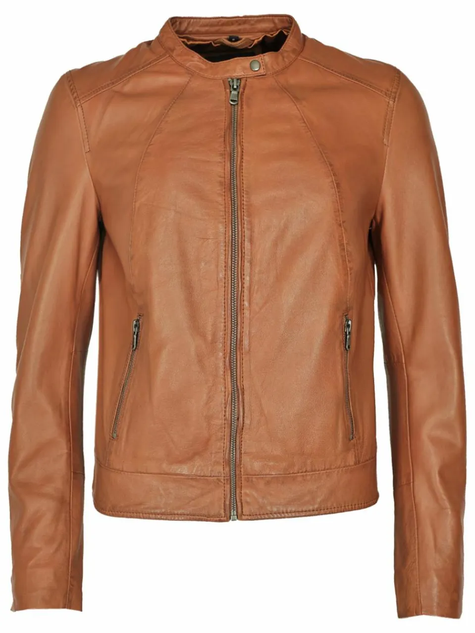Maze Jacken & Westen<Damen Lederjacke cognac uni