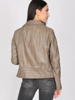 Maze Jacken & Westen<Damen Lederjacke taupe uni
