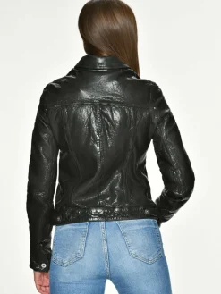 Maze Jacken & Westen<Damen Lederjacke schwarz uni