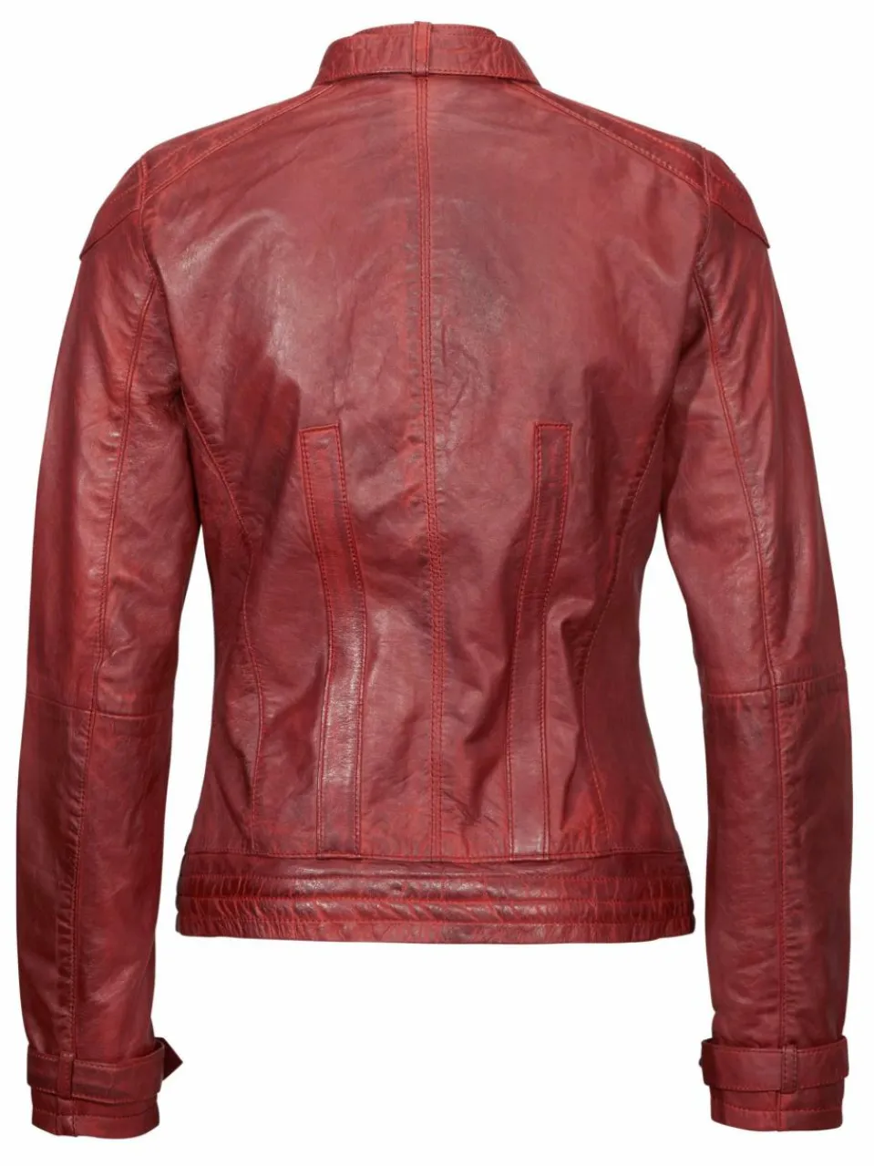 Mustang Jacken & Westen<Damen Lederjacke rot uni