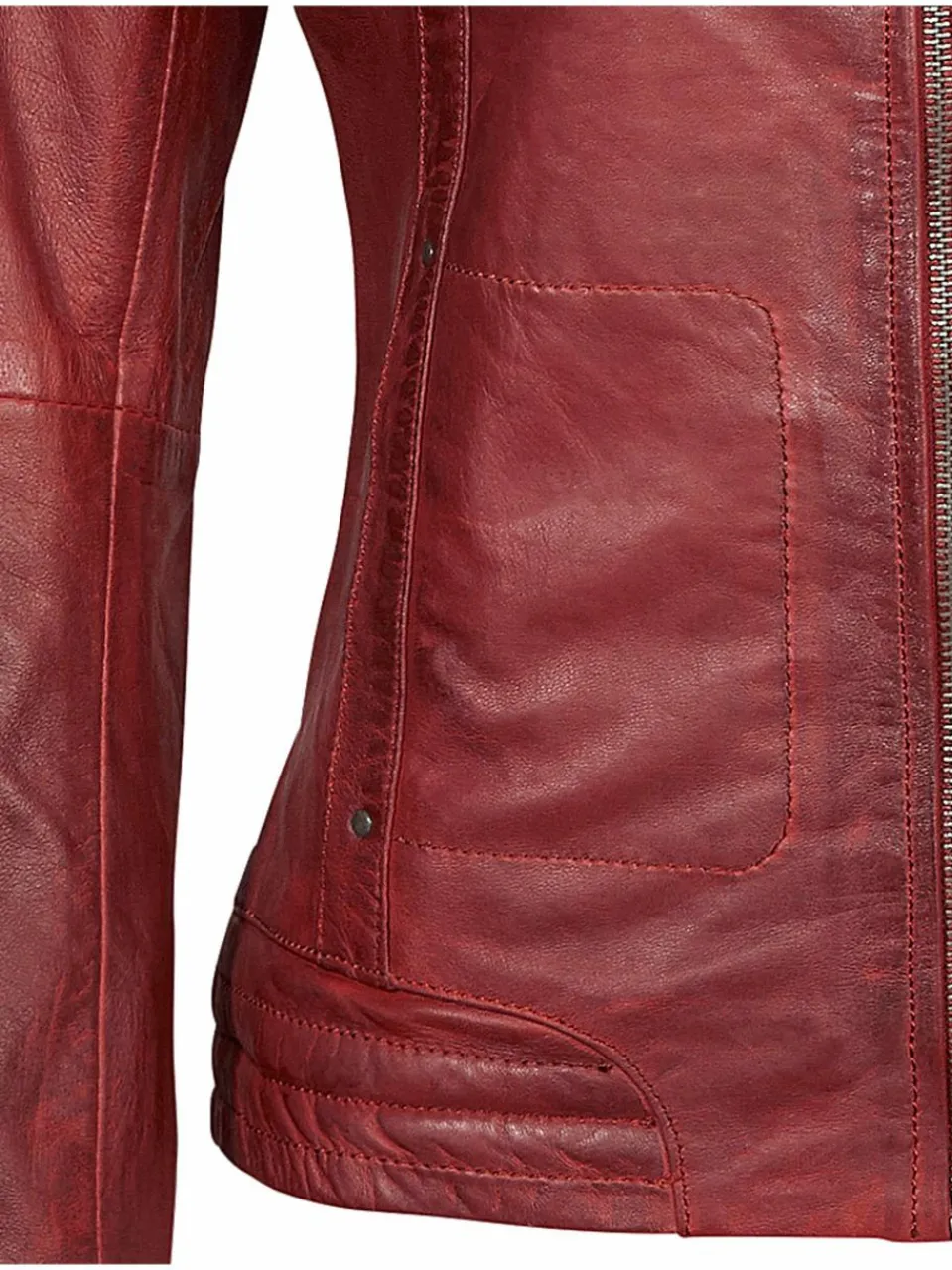 Mustang Jacken & Westen<Damen Lederjacke rot uni