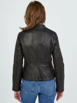 Damen JCC Jacken & Westen>Damen Lederjacke