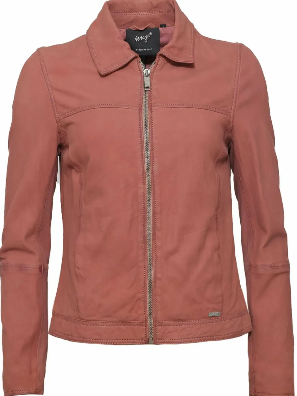 Maze Jacken & Westen<Damen Lederjacke rosa uni