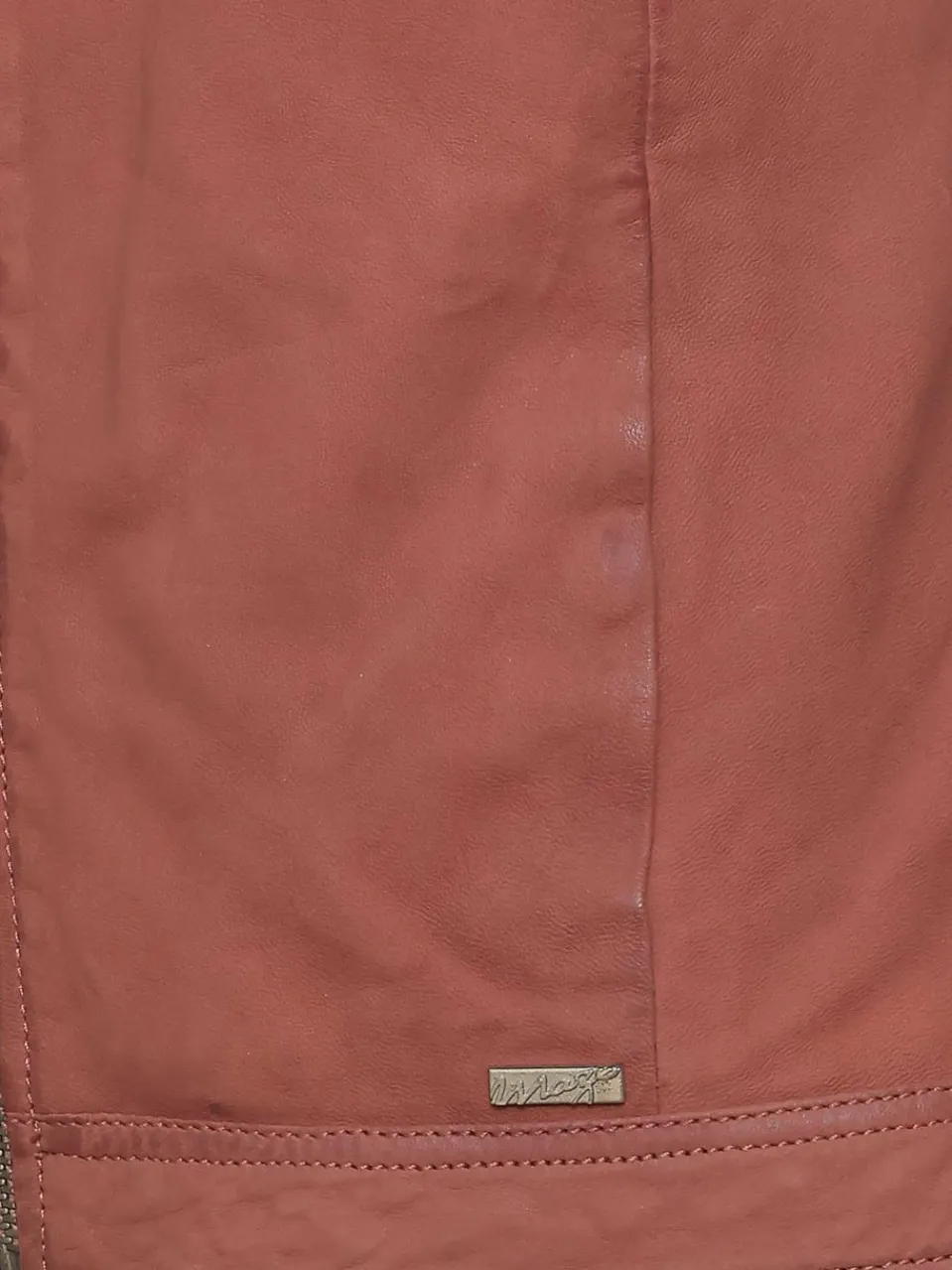 Maze Jacken & Westen<Damen Lederjacke rosa uni