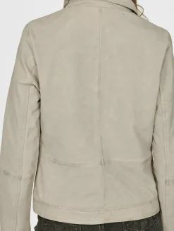 Maze Jacken & Westen<Damen Lederjacke grau uni