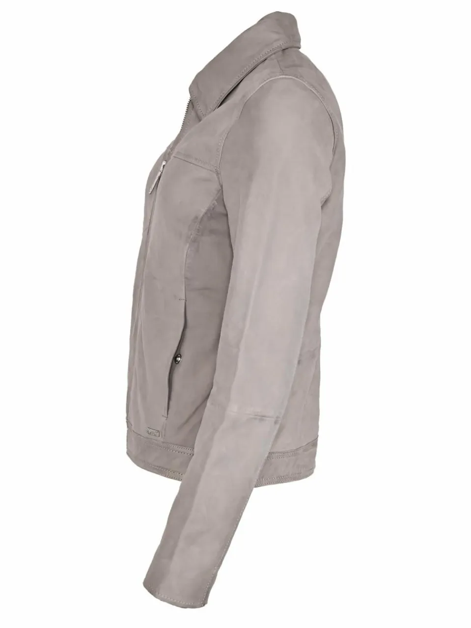 Maze Jacken & Westen<Damen Lederjacke grau uni