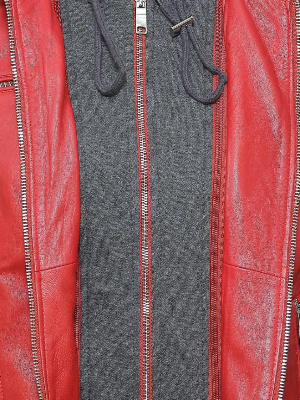 Maze Jacken & Westen<Damen Lederjacke rot uni