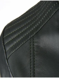 JCC Jacken & Westen<Damen Lederjacke grün uni