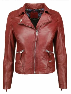 Damen Mustang Jacken & Westen>Damen Lederjacke