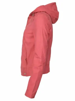 Maze Jacken & Westen<Damen Lederjacke koralle uni