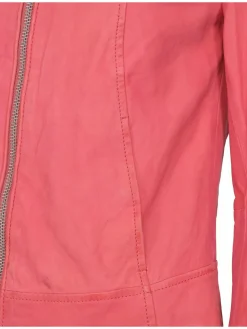 Maze Jacken & Westen<Damen Lederjacke koralle uni