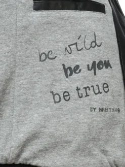 Mustang Jacken & Westen<Damen Lederjacke schwarz uni