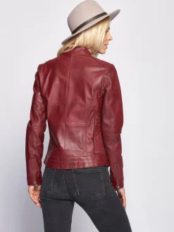 Damen Maze Jacken & Westen>Damen Lederjacke