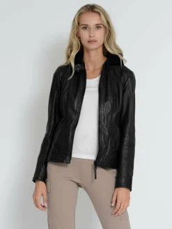Damen Mustang Blazer>Damen Lederjacke