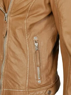 JCC Jacken & Westen<Damen Lederjacke braun uni