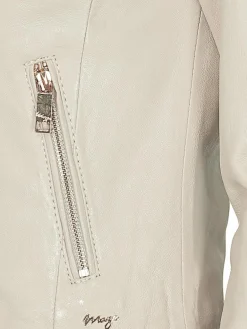 Maze Jacken & Westen<Damen Lederjacke grau uni