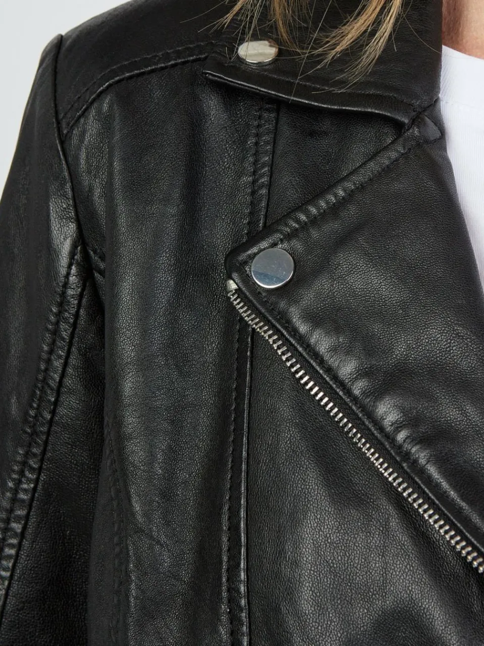 Damen JCC Jacken & Westen>Damen Lederjacke