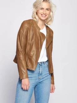 Damen Maze Jacken & Westen>Damen Lederjacke