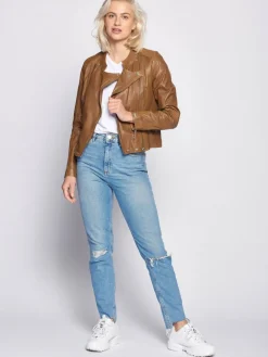 Damen Maze Jacken & Westen>Damen Lederjacke