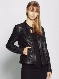 Damen Maze Jacken & Westen>Damen Lederjacke