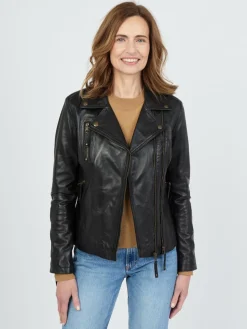 Damen JCC Jacken & Westen>Damen Lederjacke