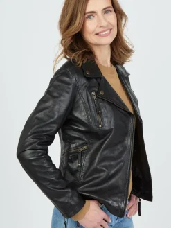 Damen JCC Jacken & Westen>Damen Lederjacke