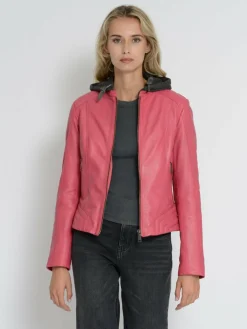Damen Mustang Blazer>Damen Lederjacke