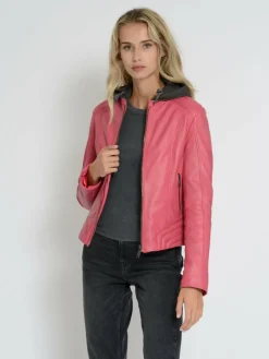 Damen Mustang Blazer>Damen Lederjacke
