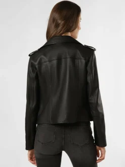 HUGO Jacken & Westen<Damen Lederjacke - Lujana schwarz uni