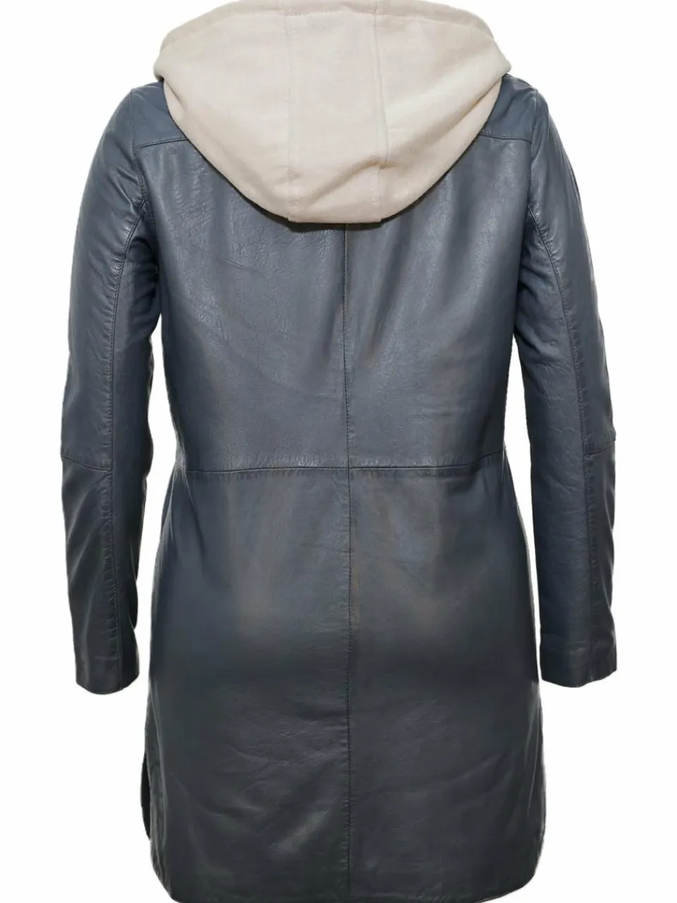 Maze Jacken & Westen<Damen Ledermantel blau uni