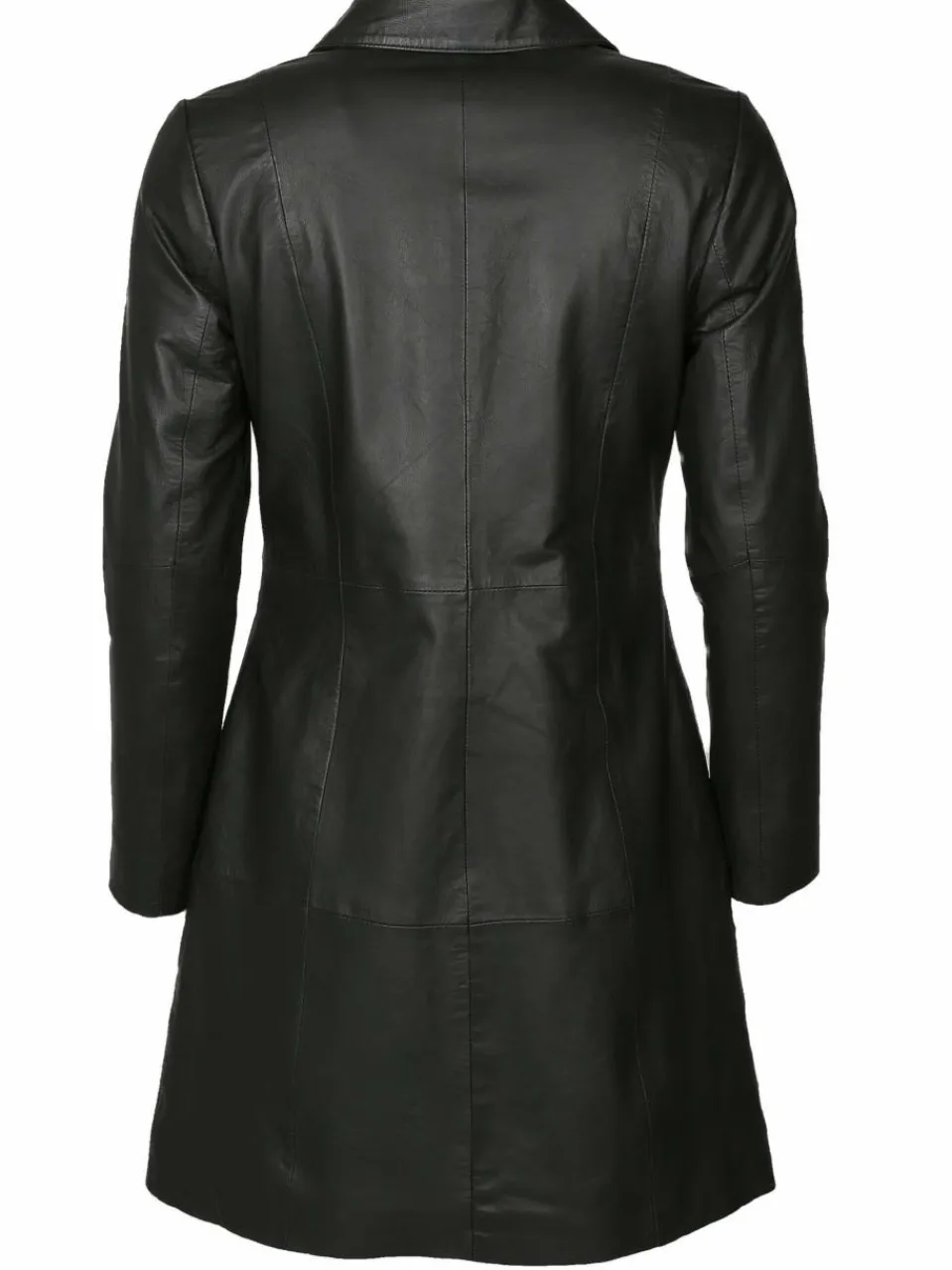 JCC Jacken & Westen<Damen Ledermantel schwarz uni