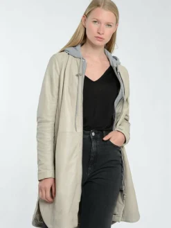 Damen Maze Jacken & Westen>Damen Ledermantel