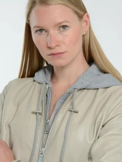 Damen Maze Jacken & Westen>Damen Ledermantel