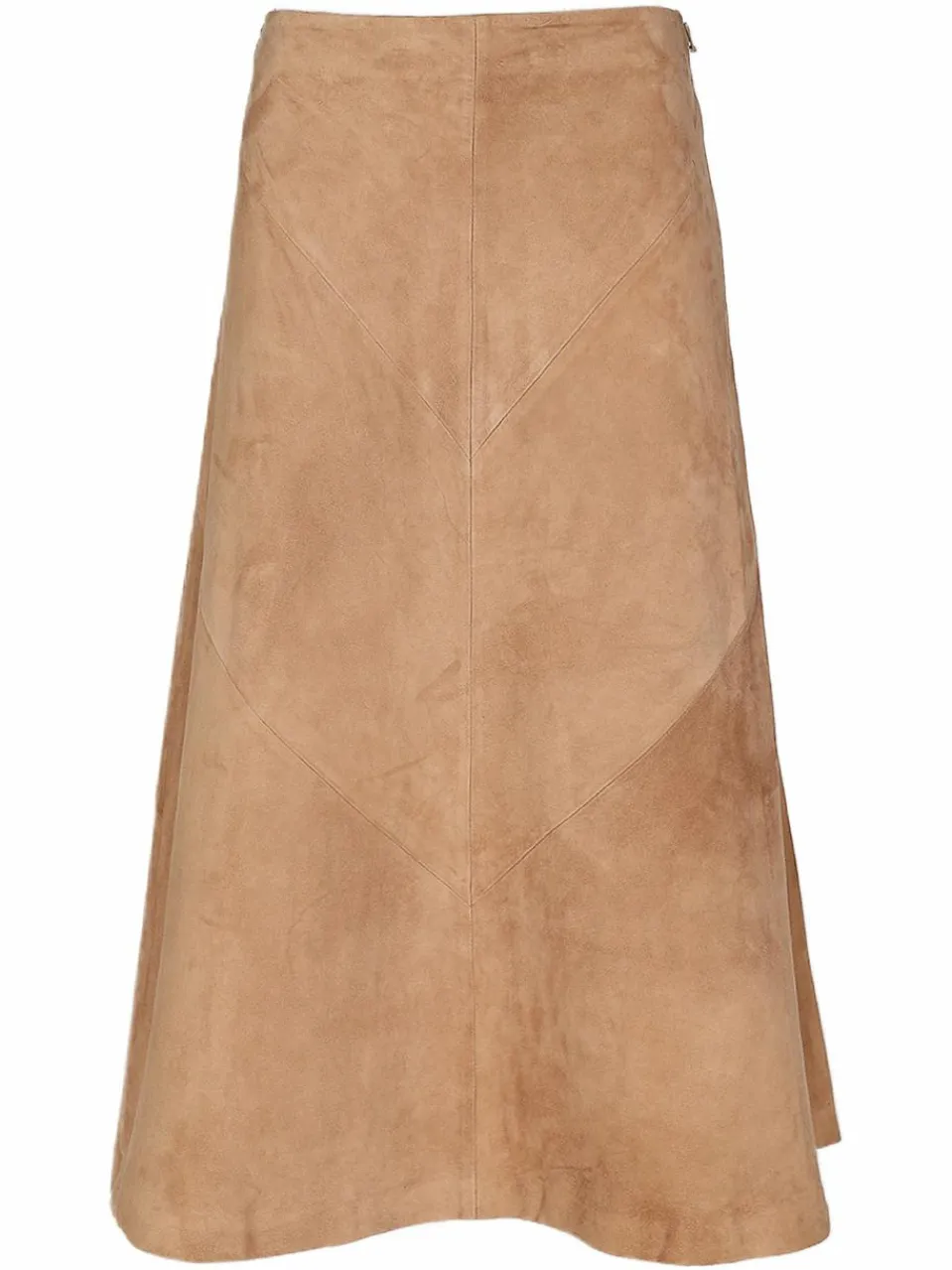 Maze Röcke<Damen Lederrock camel uni