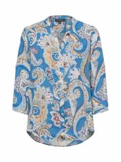 Damen Franco Callegari Blusen>Damen Leinenbluse