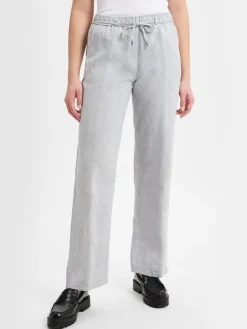 BRAX Hosen<Damen Leinenhose - Farina grau meliert