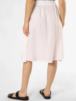 Marie Lund Röcke<Damen Leinenrock weiß uni