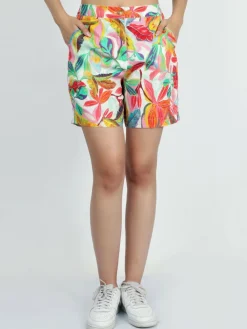 Damen Vicci Germany Hosen>Damen Leinenshort