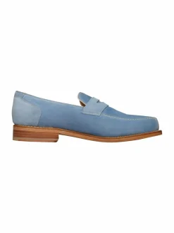 Henry Stevens Slipper<Damen Loafer – Amelia PL hellblau uni