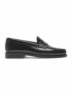Henry Stevens Slipper<Damen Loafer – Hunter W PL schwarz uni