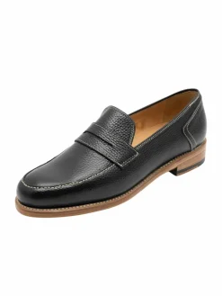Henry Stevens Slipper<Damen Loafer – Lee PL schwarz uni
